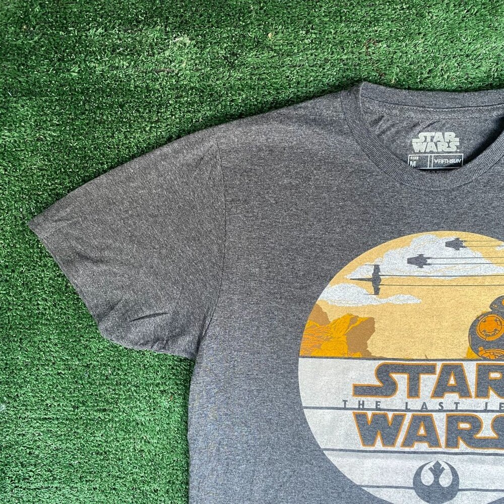 Star Wars The Last Jedi Shirt Sci-Fi Movie Film Promo Tee - Picture 2 of 6
